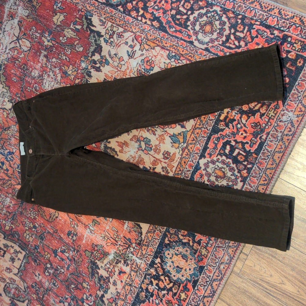 Golden by TNA olive green corduroy pants